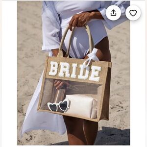 Bridal Bundle: Tote, Fanny pack, cosmetic bag, hat